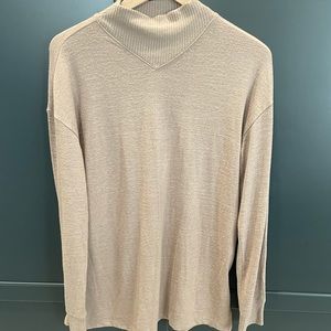 Long tan sweater